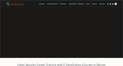 Desktop Screenshot of leaderquestonline.com